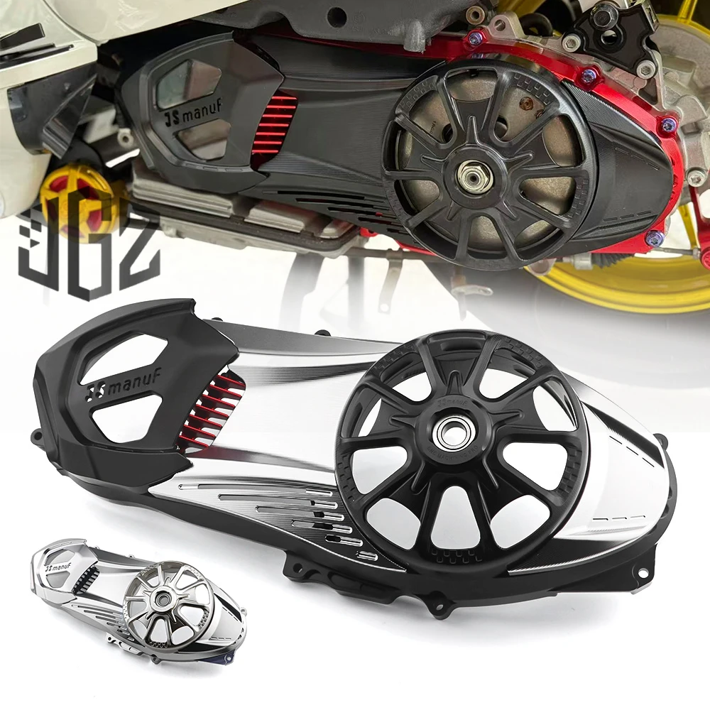 

Аксессуары для мотоциклов, крышка трансмиссии CVT, защита картера с ЧПУ для Vespa Sprint Primavera 150 I-Get 2019-2025