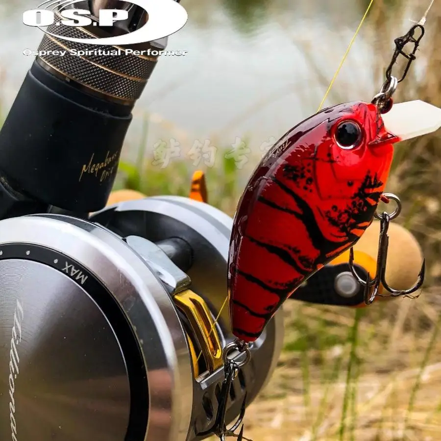 オリジナル輸入-osp-luya-フェイクベイト-osp-新しい-tiny-blitz-浅水クランクファット-10m65g