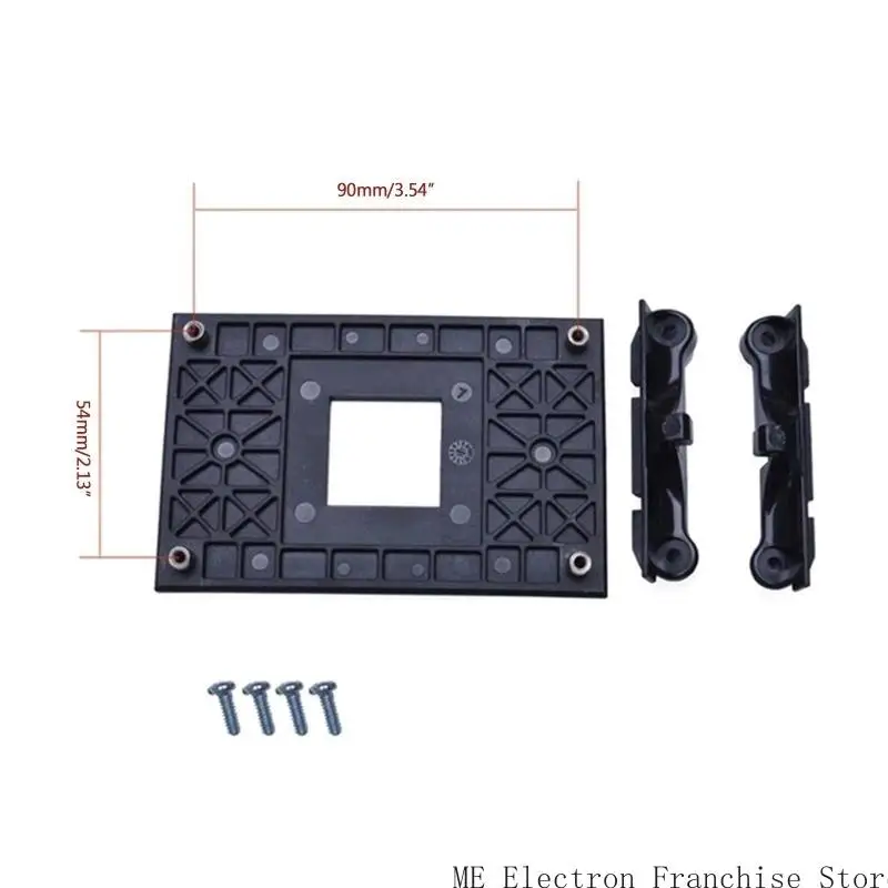 데스크탑 컴퓨터 용 T5EA CPU 라디에이터 선반 D 마더 보드 AM4 A320 X470 브래킷 백 플레이트 보호되지 않음.