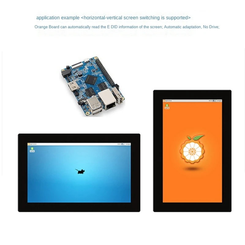 5 Inch 1280X720 IPS -Compatible HD Monitor Display Capacitive Touch Screen For Raspberry Pi 3B/3B+/4B Orange Pi Replacement