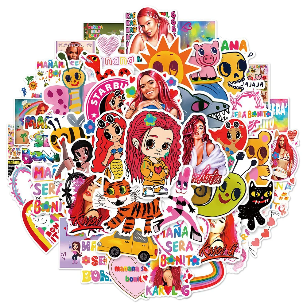 10/30/50pcs Manana Sera Bonito Cartoon Stickers Singer Decals DIY Album Skateboard Phone Fridge Waterproof Cool Graffiti Sticker