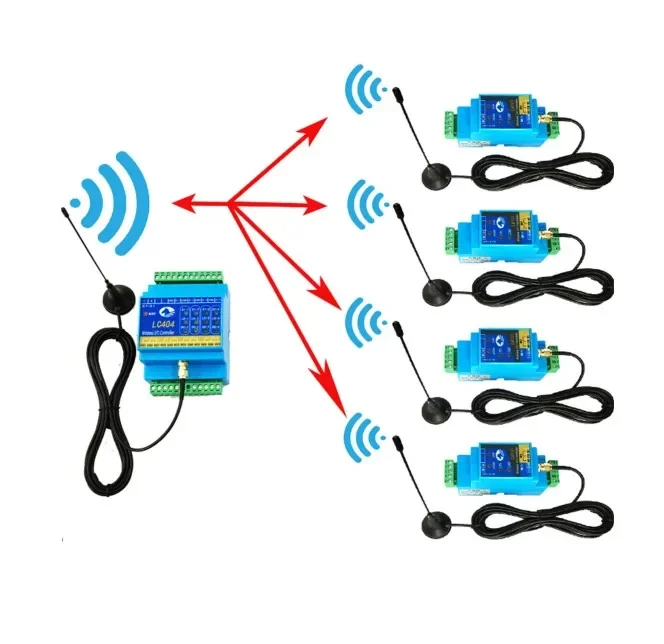 Switch Wireless Transmission Module Industrial Remote Control Water Pump Float Automatic Switch Output LC404