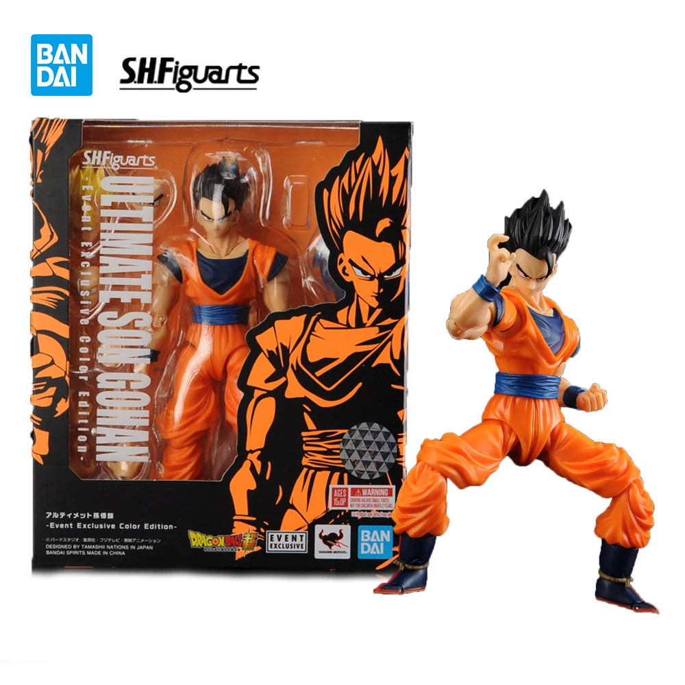 

Bandai Original S.H.Figuarts Dragon Ball Ultimate Son Gohan Collection Figure Kit Birthday Gifts Toys Anime Model for Children