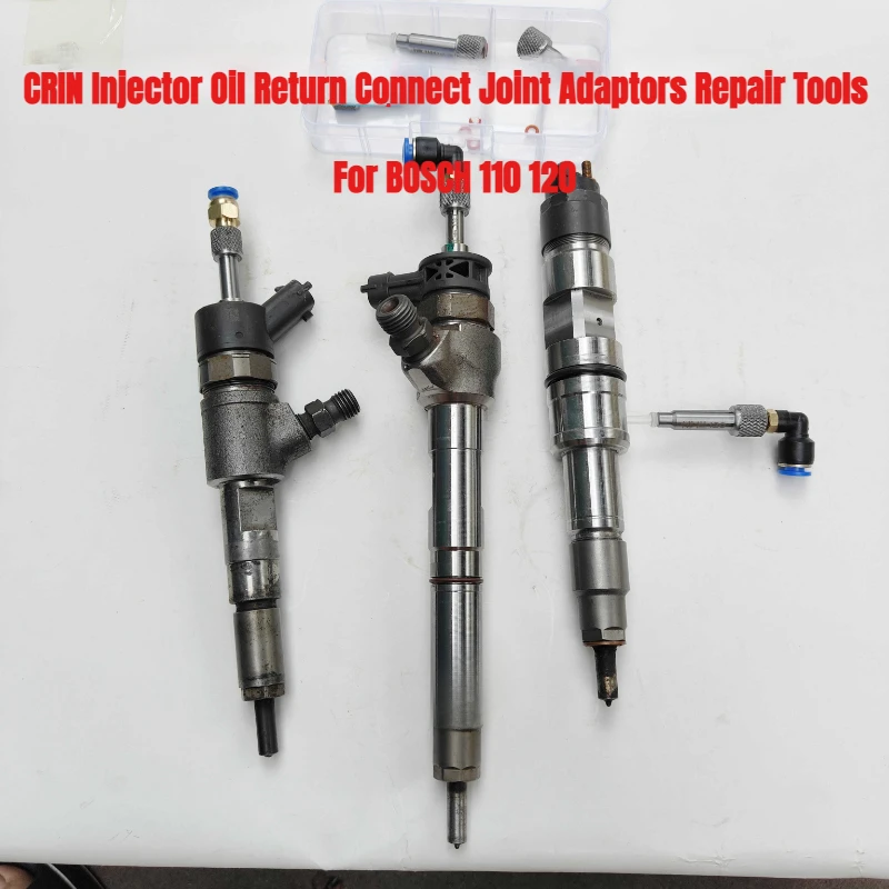 CRIN Injector Oil Return Connect Joint Adaptors Repair Tools for BOSCH 110 120