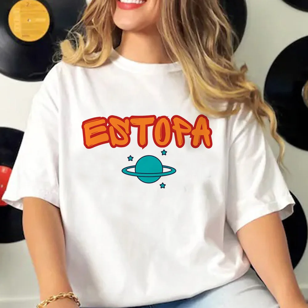 Estopa top women casual wear designer t-shirts female streetwear clothes