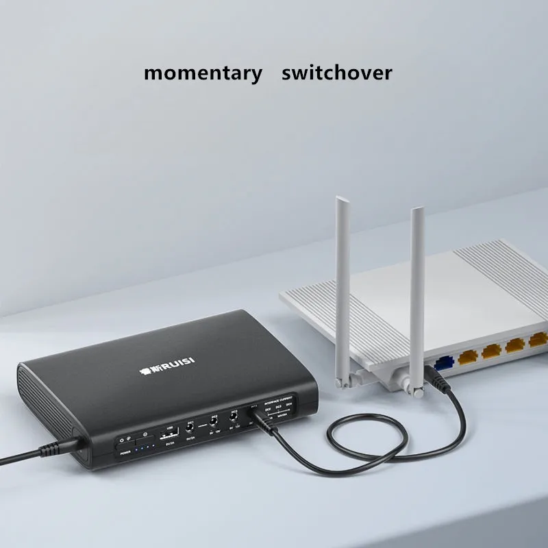 بطارية UPS حقيقية 12 فولت 9 فولت 5 فولت 27000 مللي أمبير 6A-2A 114 واط طاقة عالية لجهاز التوجيه/الشاشة/الهاتف المحمول/أضواء LED/مصدر طاقة الصوت