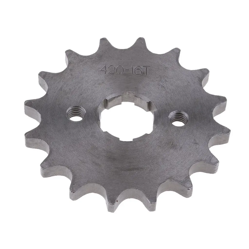 16T 420 20mm Front Sprocket Cog for 110/125/140cc Dirt Pit Trail Bike ATV