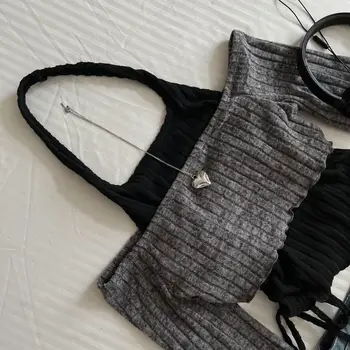 哥德風印花寬鬆T卹 emo風 Y2k哥德風Grunge風長袖T卹上衣 女款 秋季 E-Girls 10 最佳銷售 千禧歌德 - №9