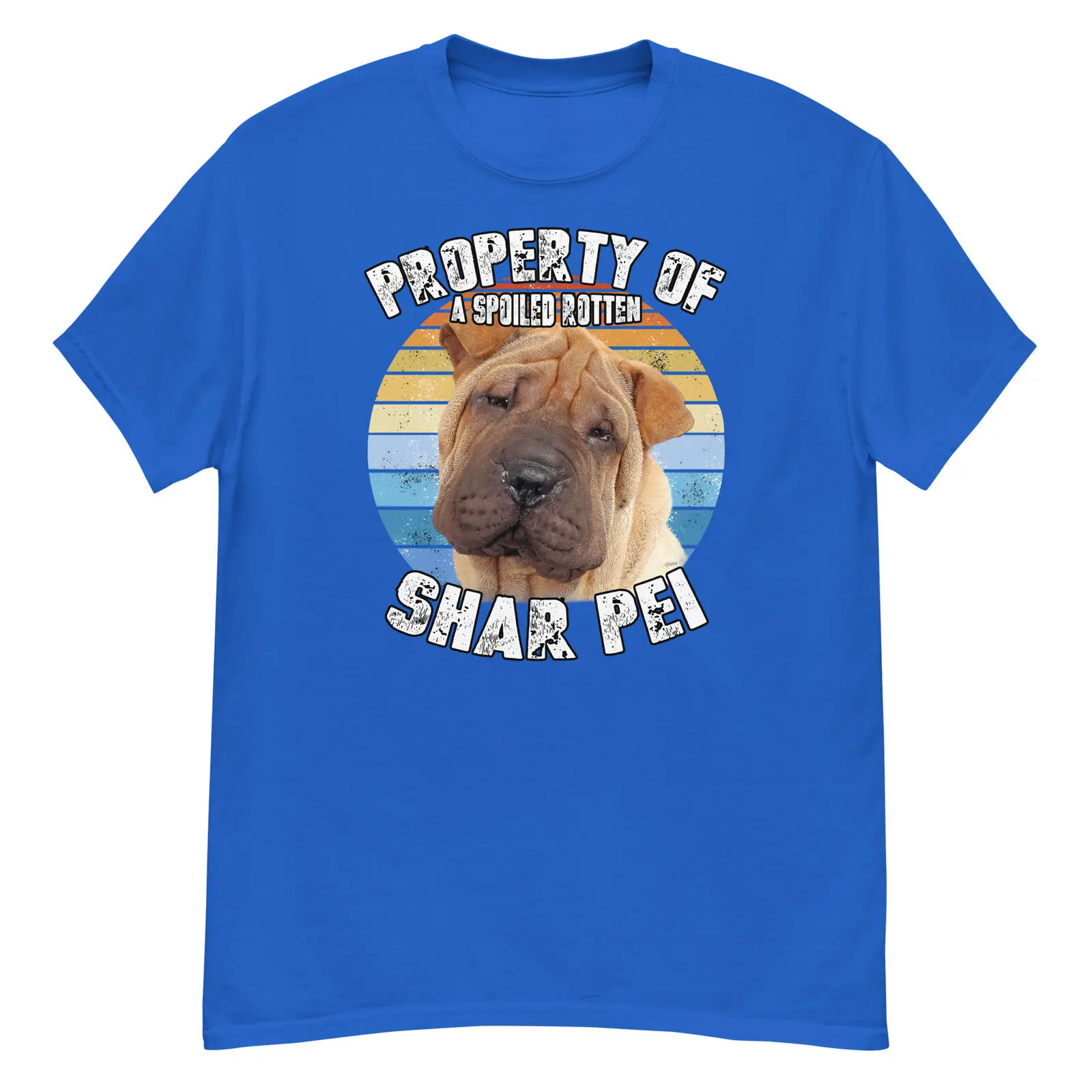 Shar Pei Fawn Retro Property Of T Shirt