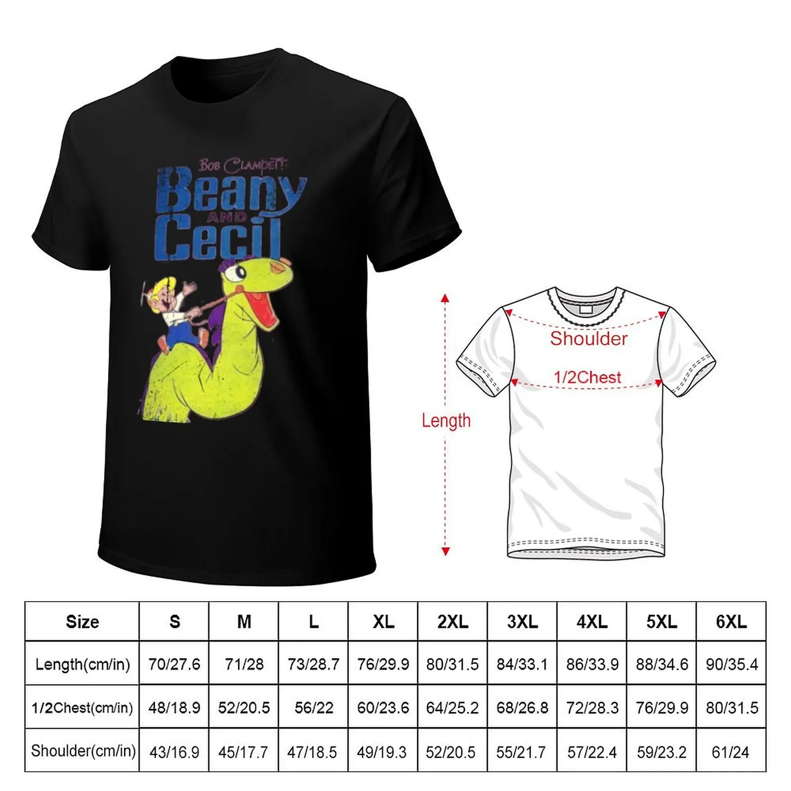 Beanie, Vintage, Distressed Beany and Cecil T-Shirt Mechanic Work Tee Shirt