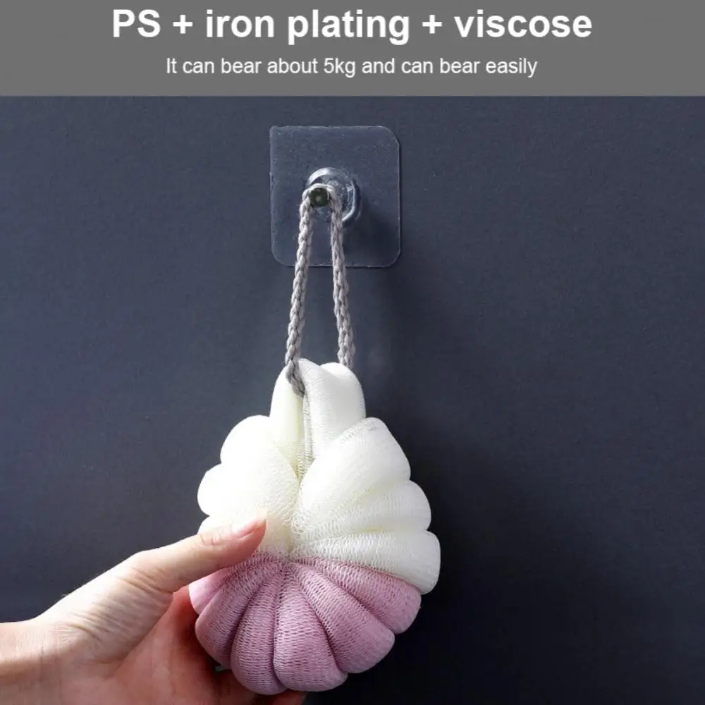 Wieszak ścienny mocny klej paznokcie trwały przezroczysty śruba z haczykiem łazienkowy do łazienki wodoodporna ściana plakat bezspoinowy ścienny hak