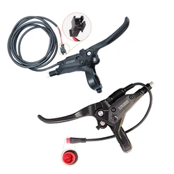 2pin GT03 Power-Off Oil Brake E-Bike Brake Handle Waterproof/SM Left/Right Brake Lever Electric Bikes MTB Cycling Accessories