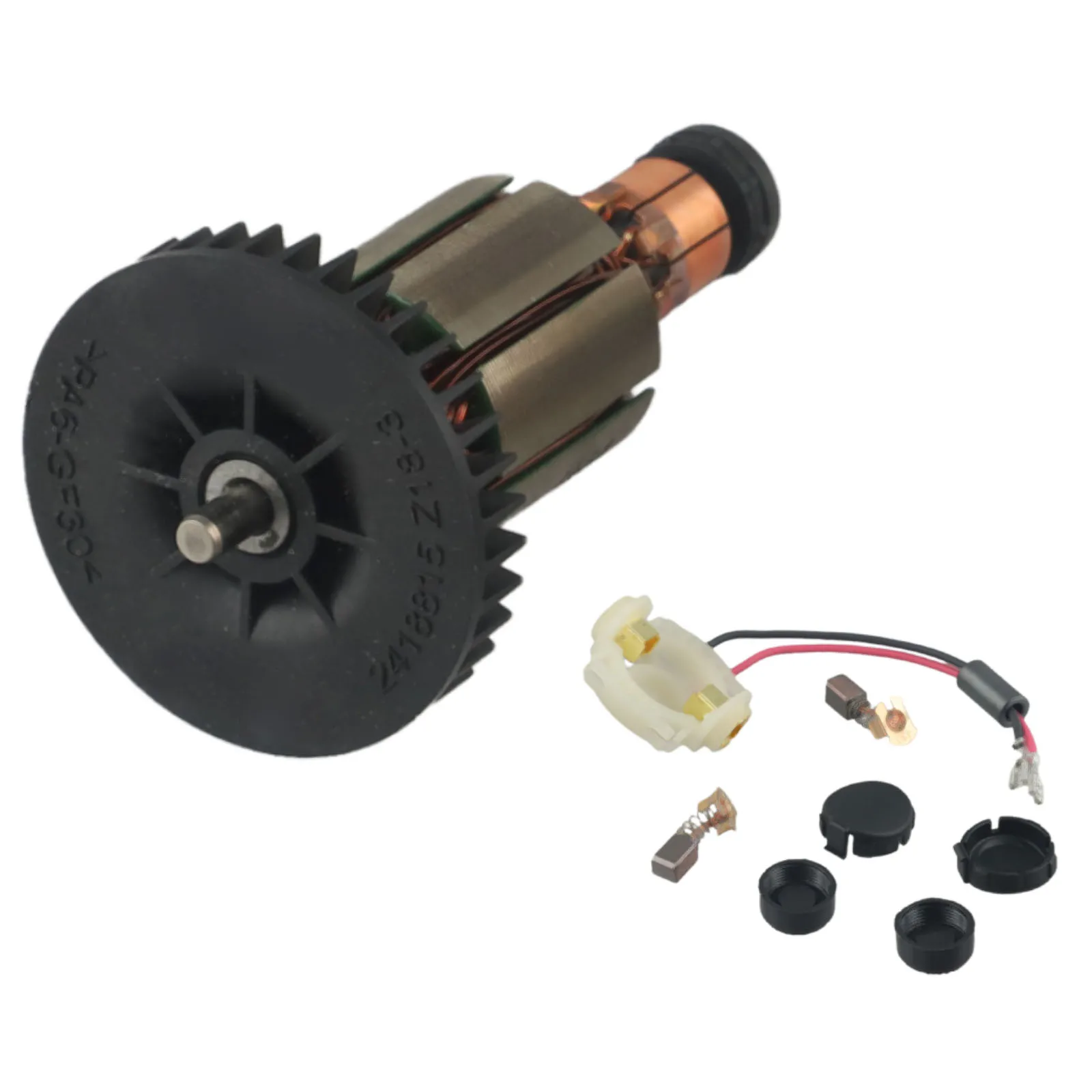 Carbon Brush Holder Armature Set With Covers For BGA450 BGA452 DGA452 GA400 BGA402 Angle Grinder Power Tool Parts 619218-8