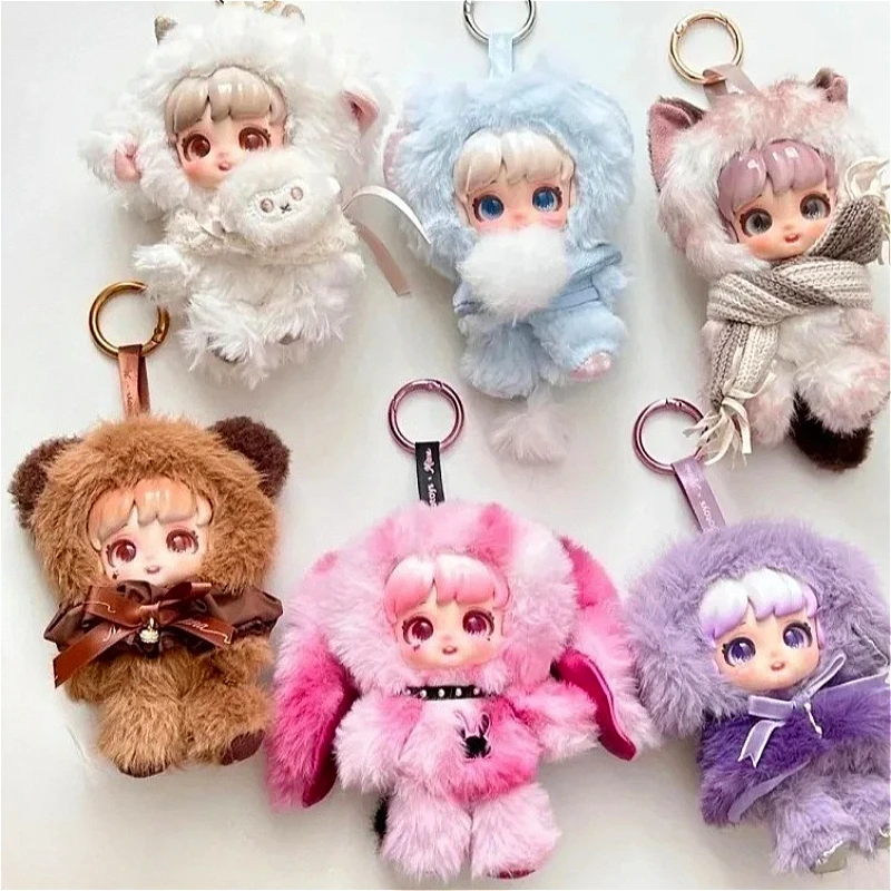 

Miana Magical Elf Adventure Series Blind Box Surprise Keychain Trendy Toys Kawaii Vinyl Plush Dolls Mystery Ornaments Decor Gift