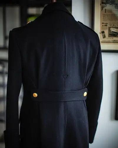 Men Long Coat Overcoat Double Breasted Woolen Blend Gentlemen Blazer Winter Warm Business Causal Daily Tailored - Image 6
