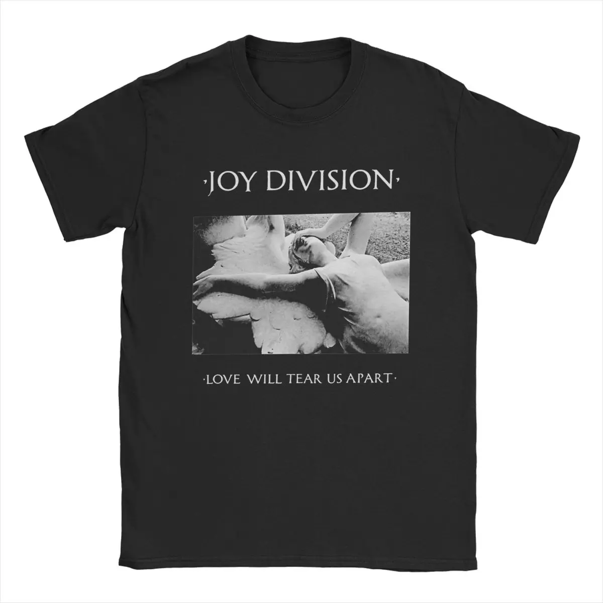 Joy Division Us Apart T Shirts Men Pure Cotton Vintage T-Shirts Crewneck Tees Short Sleeve Clothing Plus Size