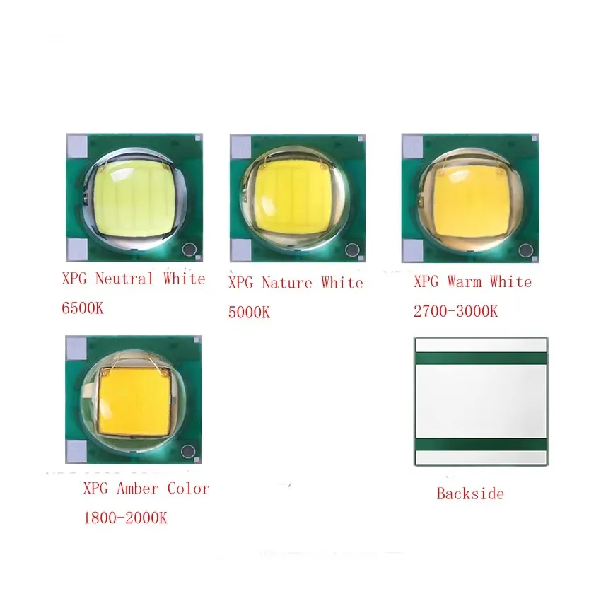 10PCS/Lot 5W XPG 3535 High Powr LED Neutral/Nature/Warm/Amber White Color  For Flashlight Biycle Light