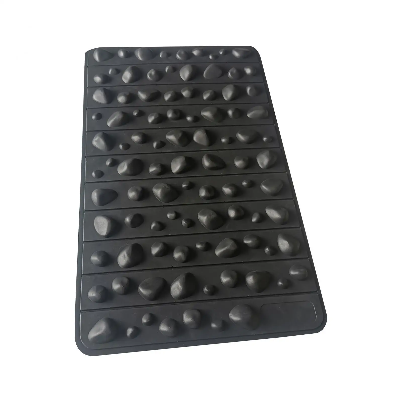 Simulation Cobblestone Foot Massage Mat Acupressure Cushion Pad Portable Foldable Lightweight EVA Massager for Travel Home Daily