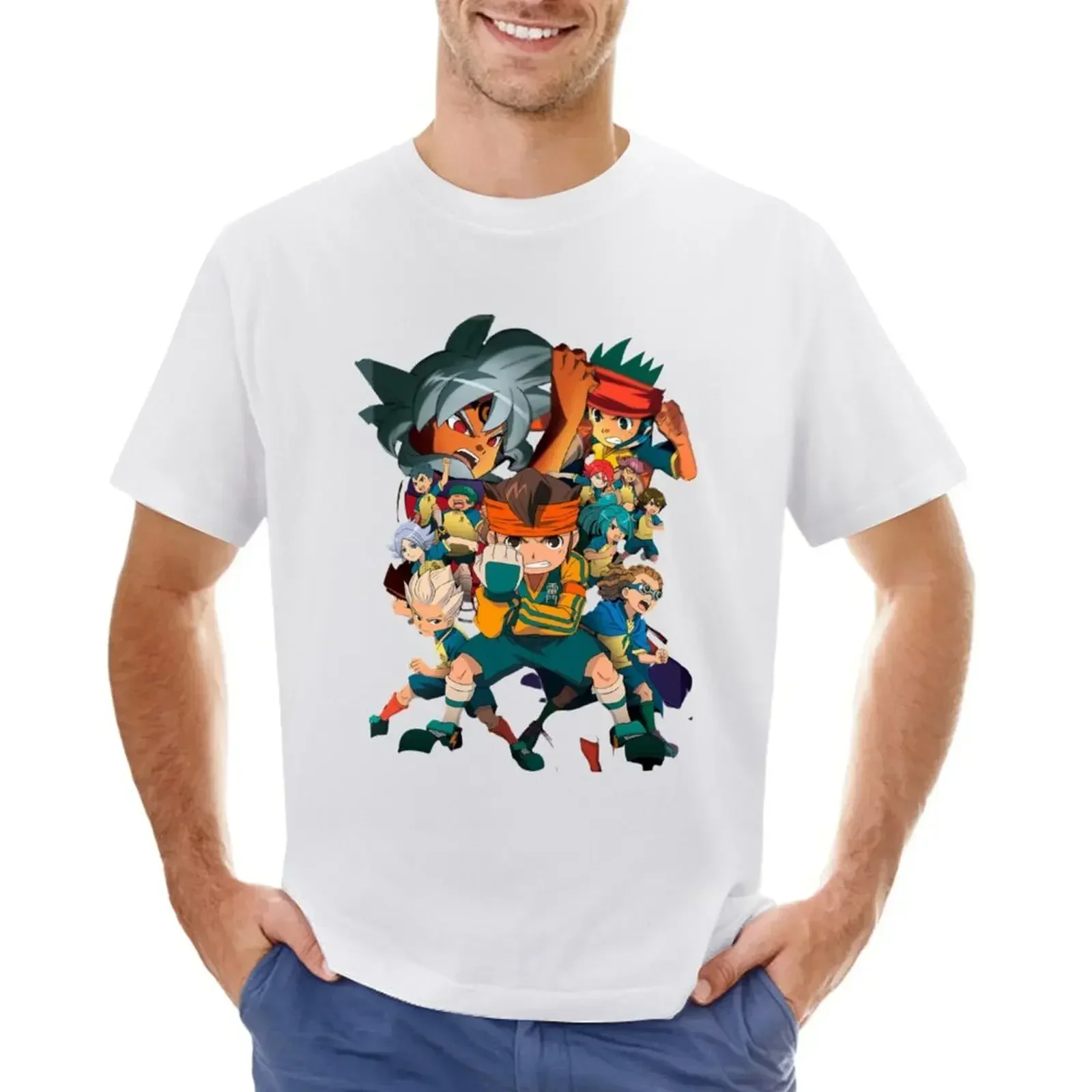 2025 new model Sublime for A Mens Gphic T-shirts Big and Tall INAZUMA ELEVEN T-shirt d Hajuku Gphic Funny Summ