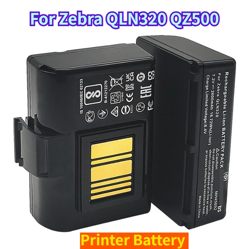 

7.4V 2600mAh Printer Battery P1023901 for Zebra QLN320 QZ500