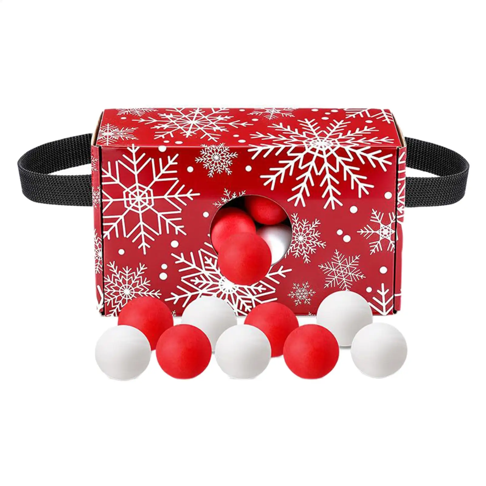 

1 Set Family Party Game Shake Ball Box with 20 balls, 1 box and 1 belt, Party Swing Game Christmas Thanksgiving Halloween Gifts