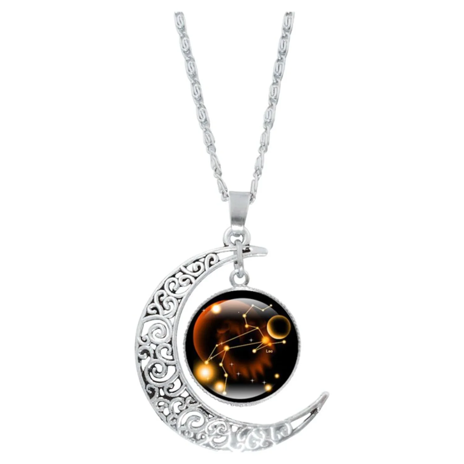 Joias em liquidação 12 constelações lua colar presentes para mãe presente para mulheres suas meninas