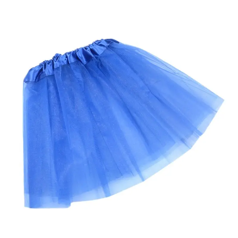 652F 12 colores mujeres adultas capas tul tutú falda ballet plisada dulce Co