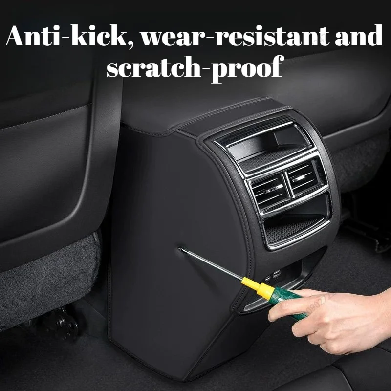 Rear Seat Anti-Kick Mats, Interior Modification Auto Protective Accessories Fit for BAIC BJ30 2024-2026, Prevent Scratches