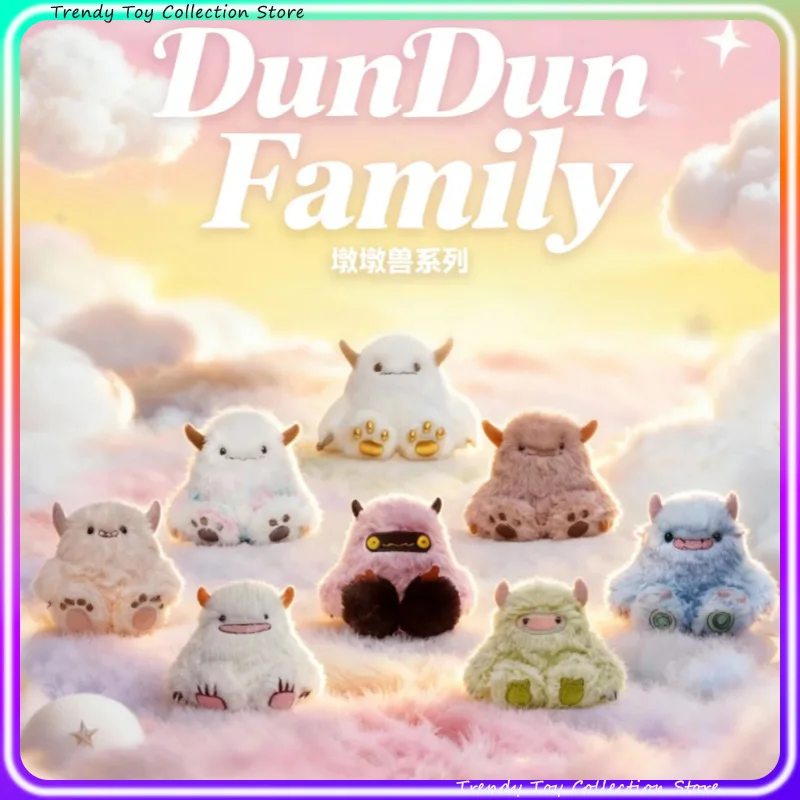 

MOMOTOY Authentic DunDun Monster Plush Blind Box Cute Stuffed Doll Bag Pendant 6 Regular 2 Hidden New Year Gift For Girls