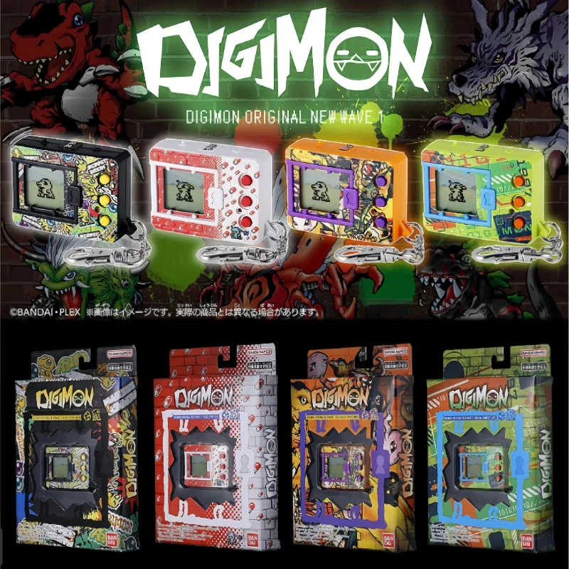 

Новинка! Игрушка-устройство для выращивания виртуальных питомцев Digimon Original New Wave 1 Digivice Graffiti Agumon от Bandai Namco. В наличии для фанатов аниме и детей.
