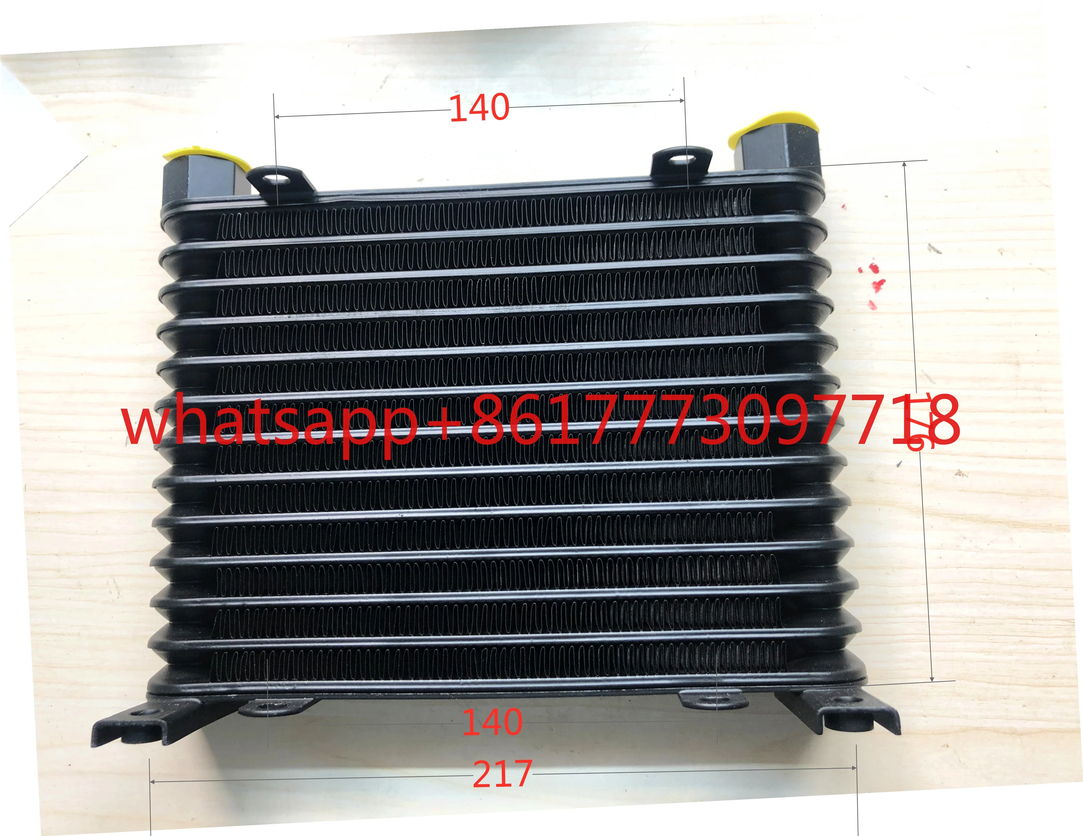 AL404-CA2AL405-CA2 aluminum oil cooler plate fin heat exchanger Taiwan factory produces high-quality radiators