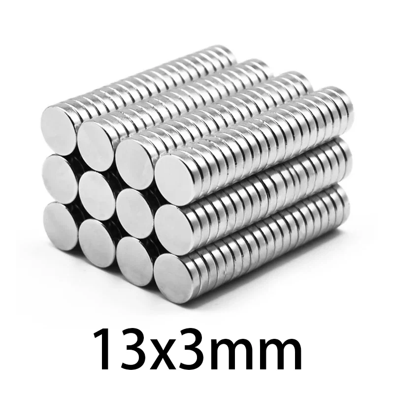 13x3mm Powerful Magnets Strong Disc Magnets For Fridge, DIY, Building, Scientific, Craft, Education 13*3  13x3