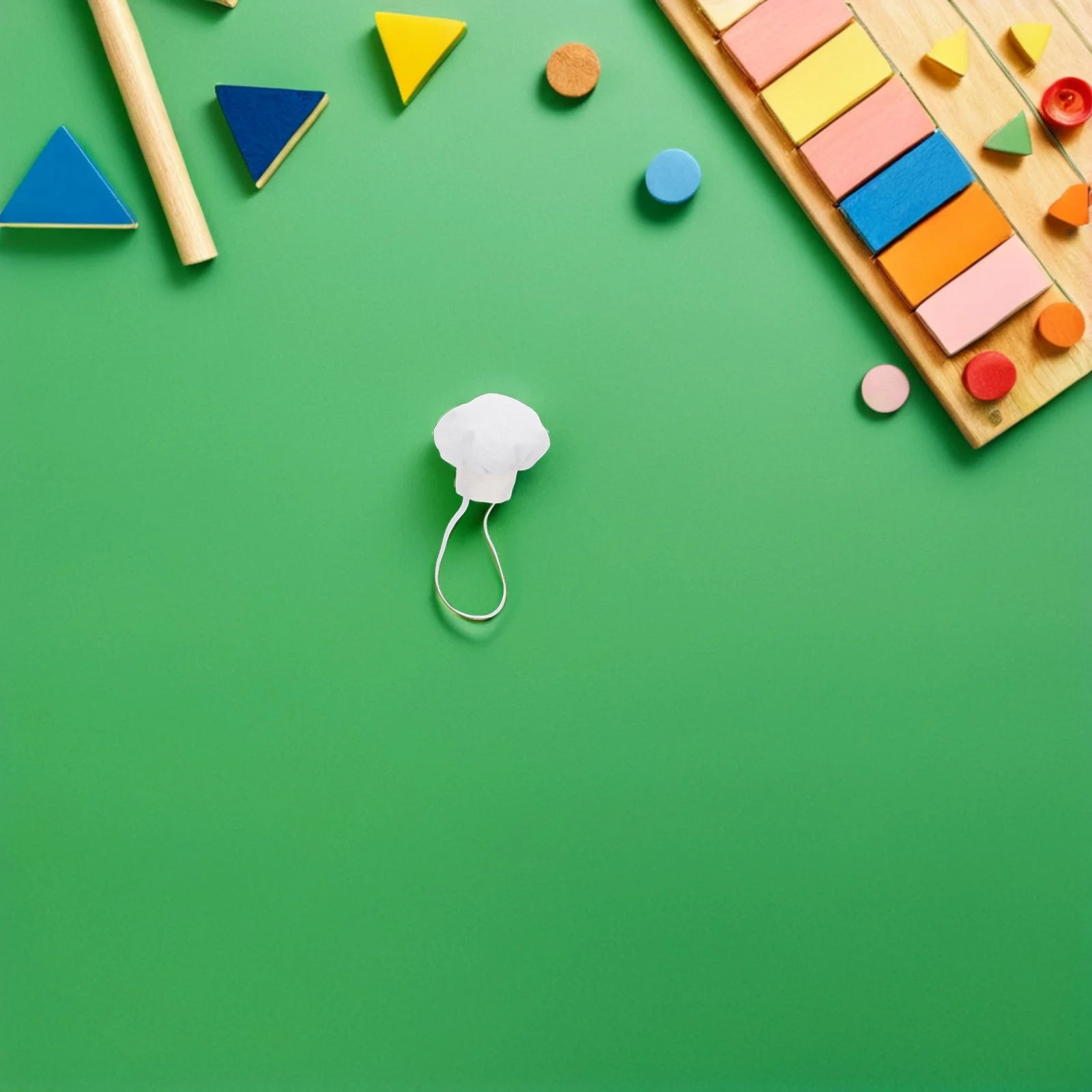 

4 Pcs Chef Hat Decoration Tiny Hats Miniature for Babies Baby Headgear Bonnets Accessory Toy Cloth