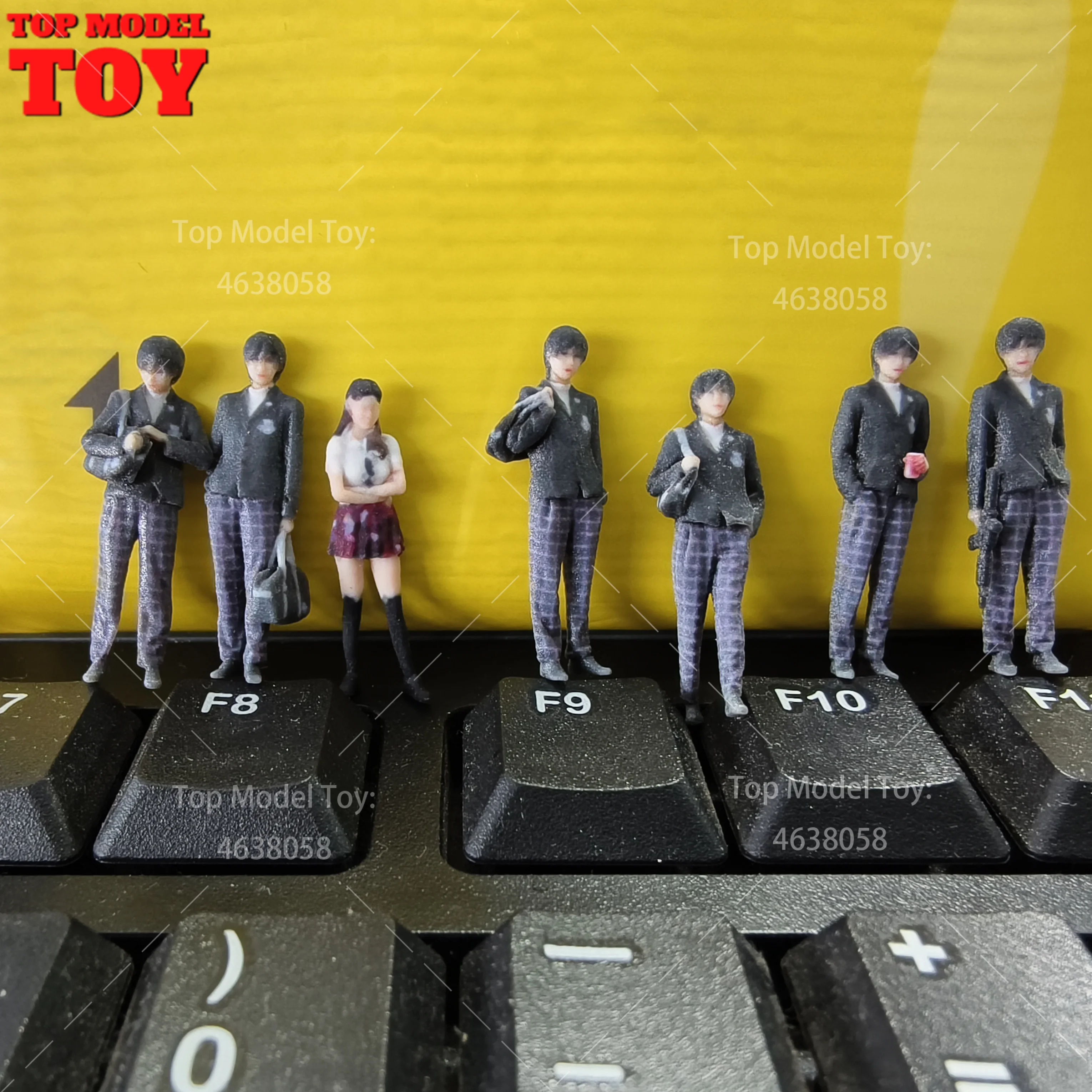 

1/64 1/87 1/43 1/24 1/18 Scale Japanese Students Wear DK JK Uniforms 3D Print Male Female Scene Props Figures Model For Decorat