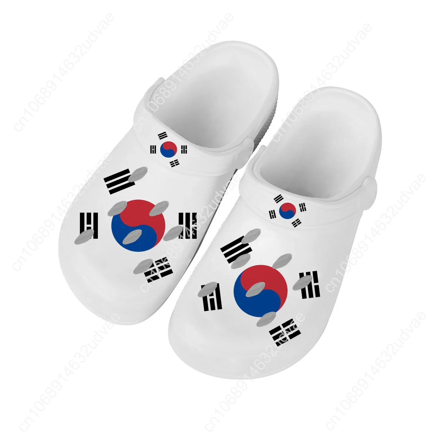 

South Korea National Flag Sandals Men Women Teenager Fashion Water Shoes Garden Breathable Comfort Beach Custom Slippers