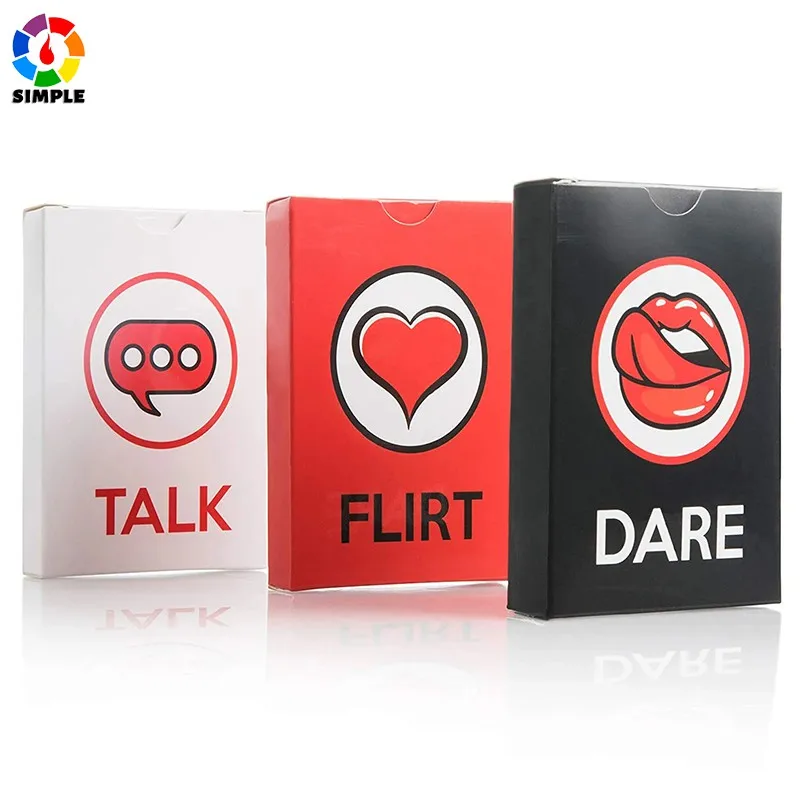 

Talk Flirt Dare Game - 3 Games in 1! Something for Everyone!