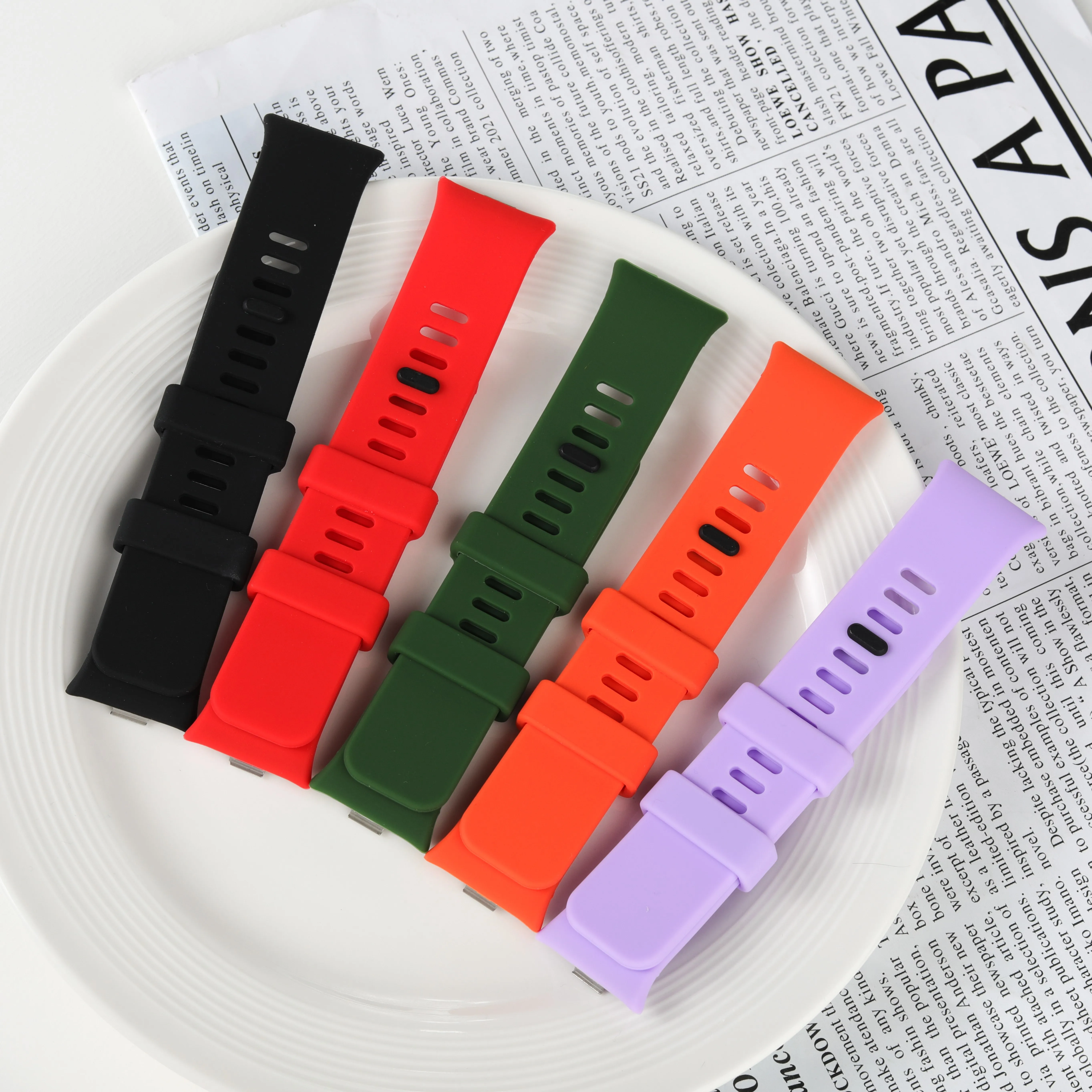 Sport Band for Redmi Watch 6/5/4 Silicone Replacement wrist belt correa bracelet pulseira for Xiaomi smart band 8Pro/9 Pro Strap