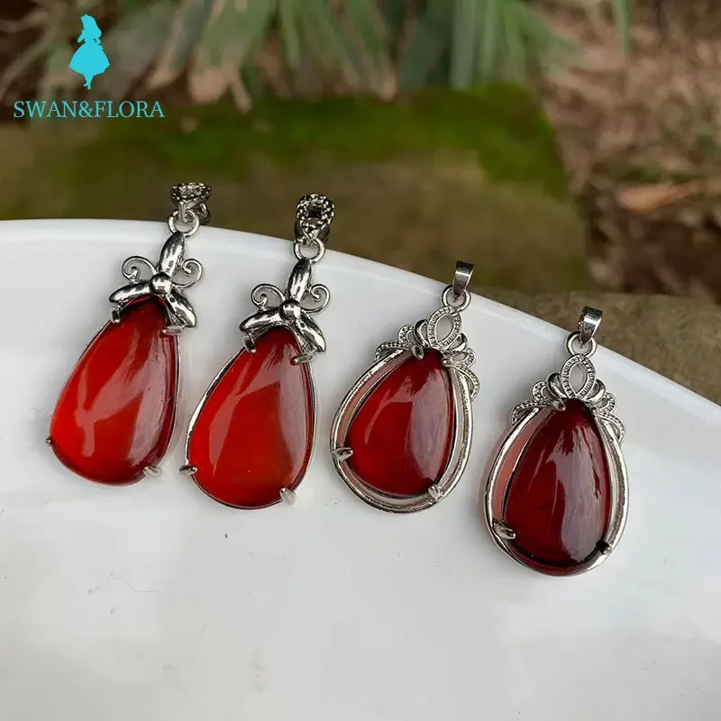 

Genuine Natural Amber Pendant Necklace Gemstone Women Healing AAAAA High Quality Jewelry