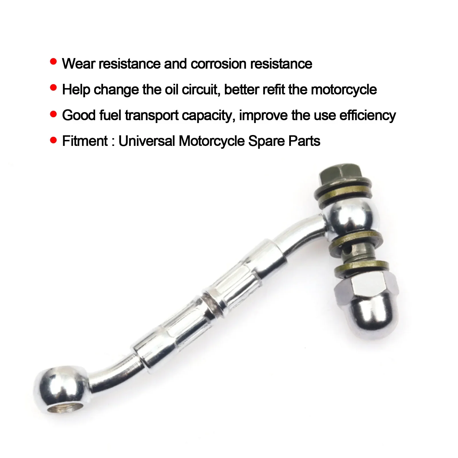 Brake Hose Extend Connector Universal Hydraulic Spare Parts for Motorcycle Modification