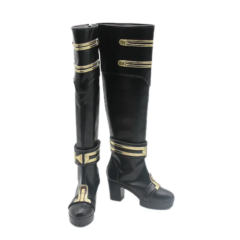 أحذية كوسبلاي كايتلين LOL أحذية غامضة شريف بيلتوفر إكسسوارات تنكرية لحفلات الهالوين مصنوعة حسب الطلب