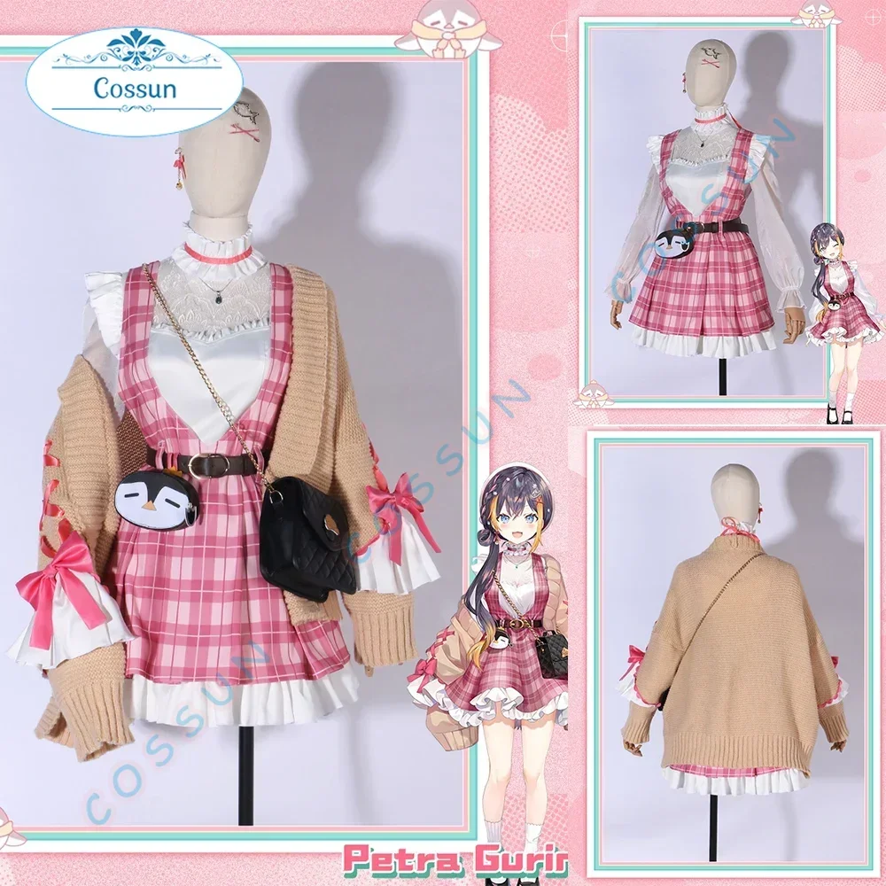 Vtuber Petra Gurin Cosplay Costume New Winter Clothes Nijisanji En Cosplay Casual Outfit Dating Dress Halloween Uniform Suit