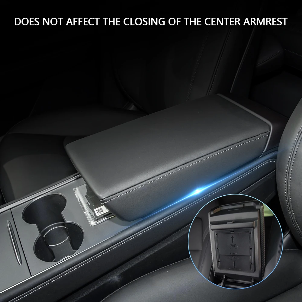 For Tesla Model 3 Model Y Modely 2017-2023 Armrest Concealed Storage Box Hidden Case Secret Private Box Organizer Accessories