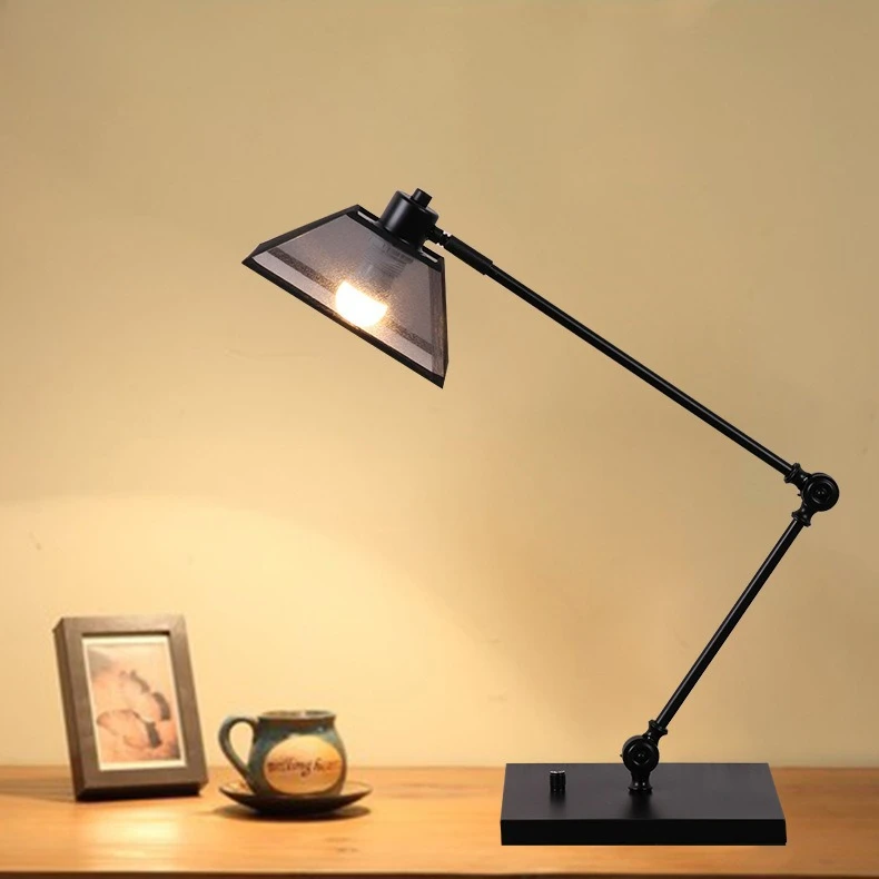 Eye protection desk lamp American, fishing adjustment bedroom bedside, dormitory