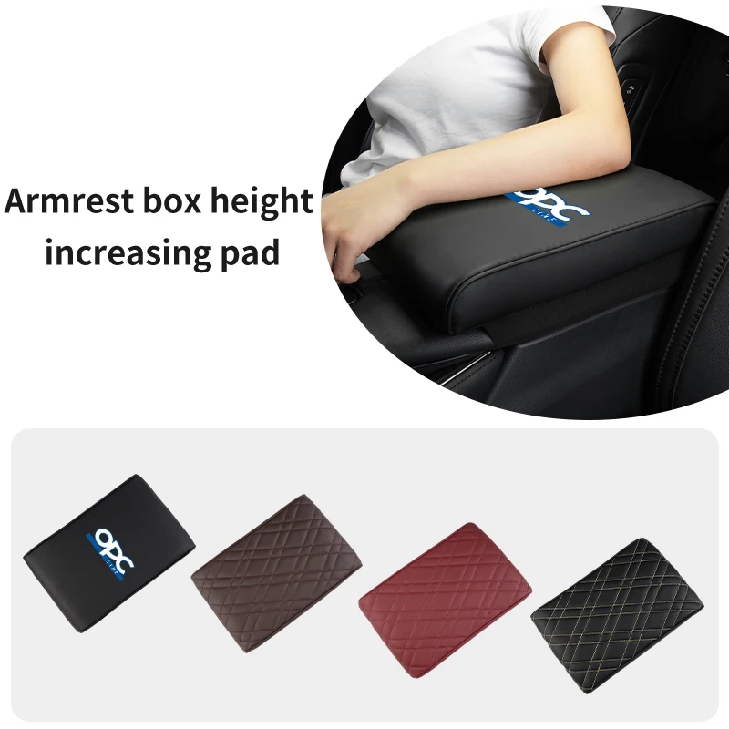 Car Central Armrest Cushion Box Mat Nonslip Protective Cover Pad Accessories For OPEL OPC Line Astra H J K Zafira B Corsa D view 4