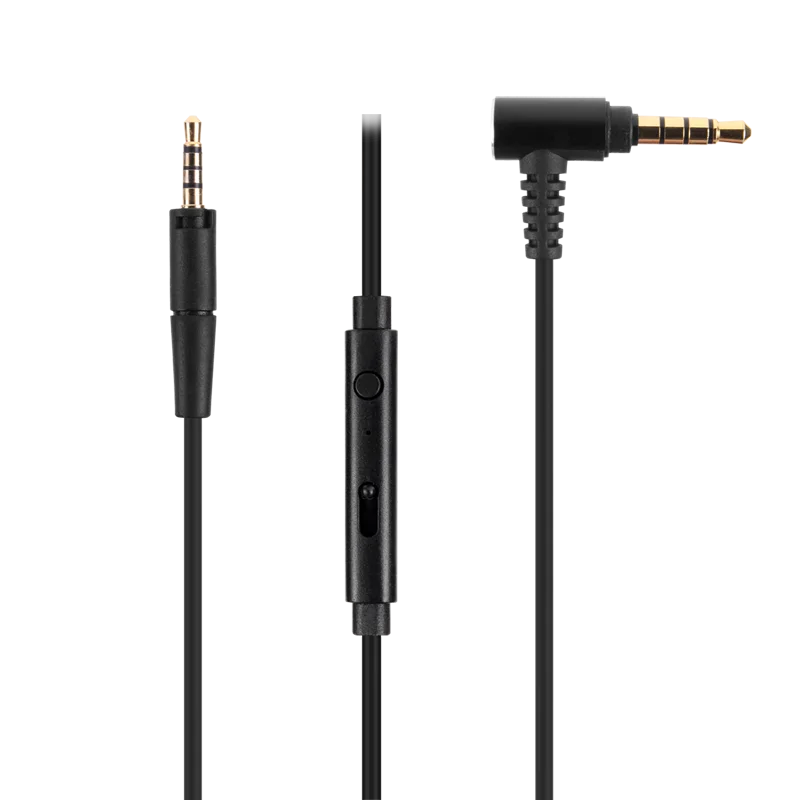 Sensnheiser hd 4.30i hd 4.30g 4.40bt 4.50 bnc hd 400s hd 450bt hd 458btヘッドフォン用のリモートマイク付きoccオーディオケーブル