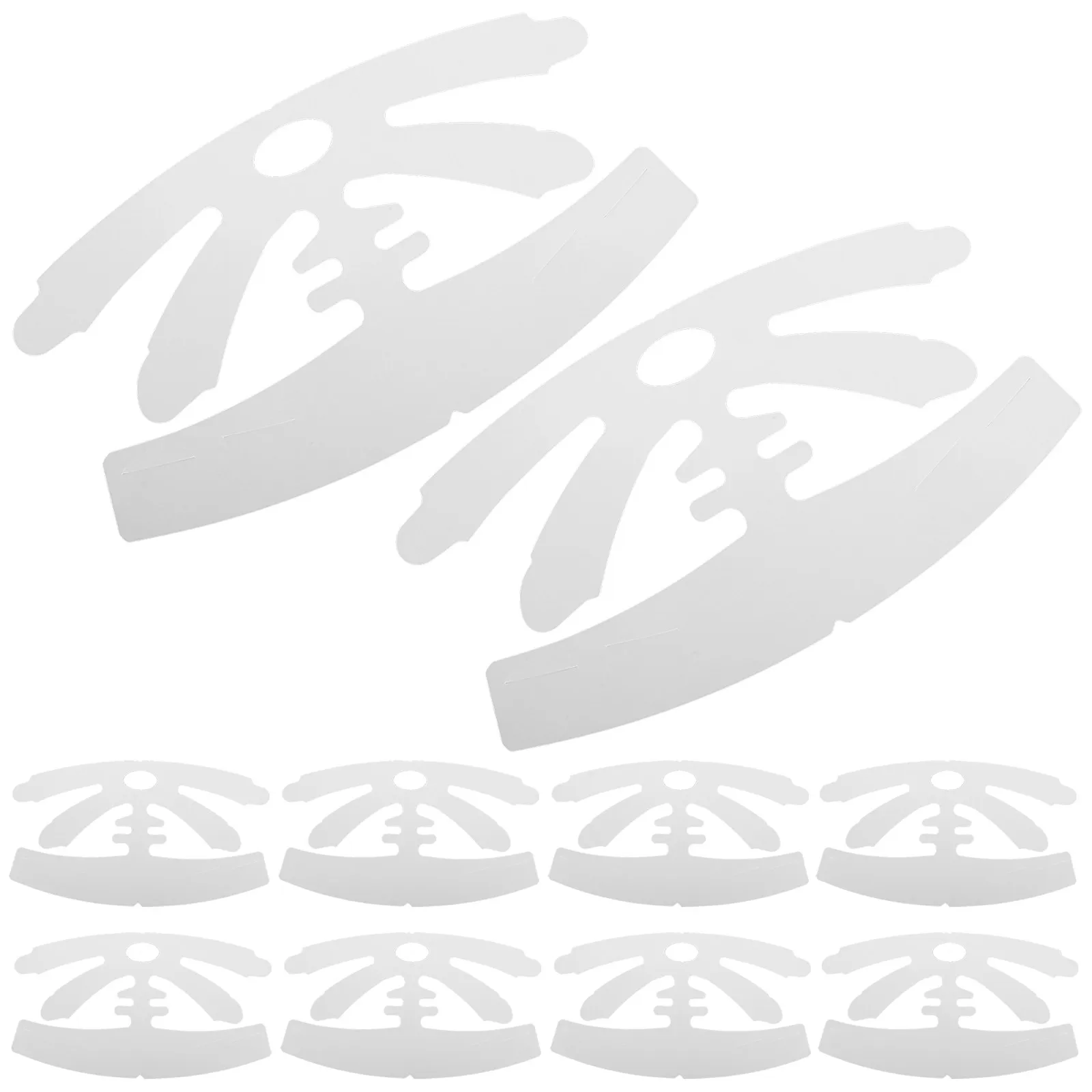 

10 шт. пластиковых внутренних вставок-держателей для бейсболок, для сохранения формы и защиты козырька, аксессуары для головных уборов