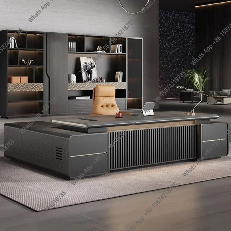 Premium Electric Standing Desk Executives Charging Station Cable Management Office Decoration Escritorio Ejecutivo Furniture