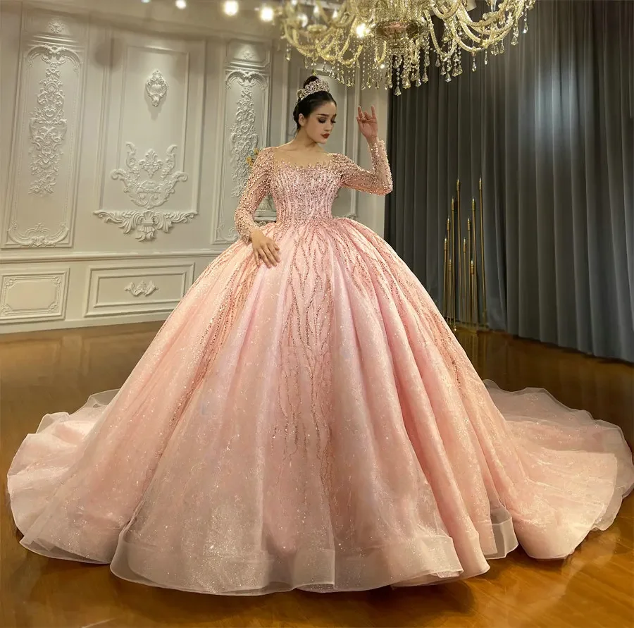 Customized 2027 Gorgeous Pink Quinceanera Dresses For Girls Amanda Novias Official
