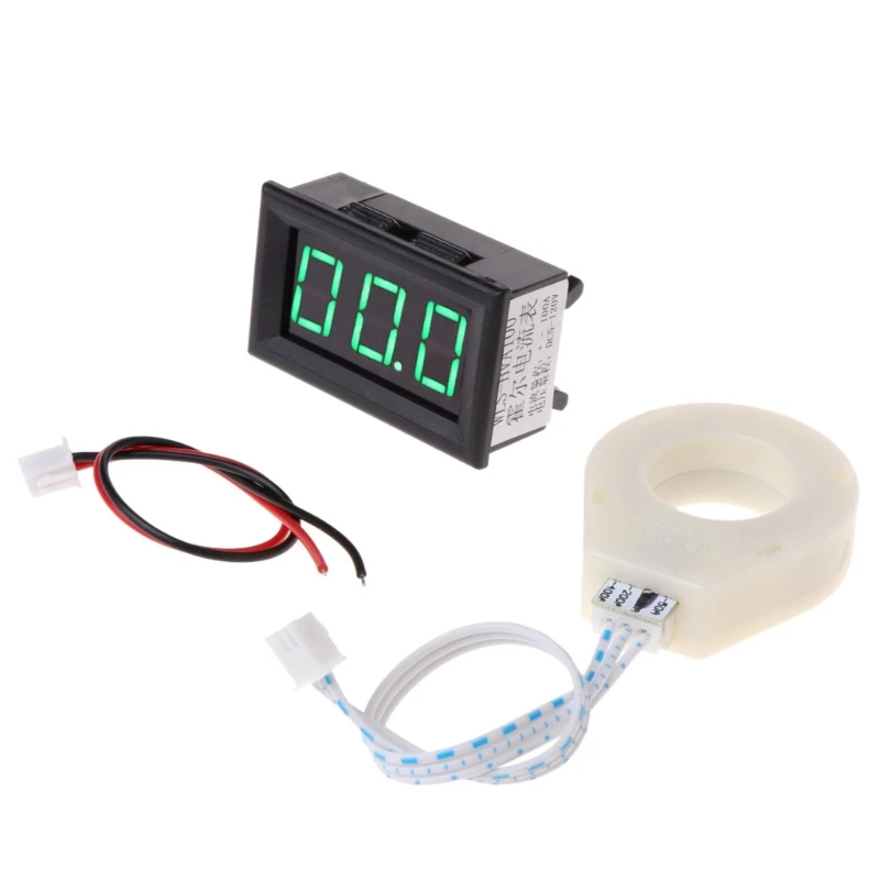 1 Set Voltmeter Ammeter Digital Current Voltage Amp Meter for DC 5-120V 100A No Current Direction Limitation Durable