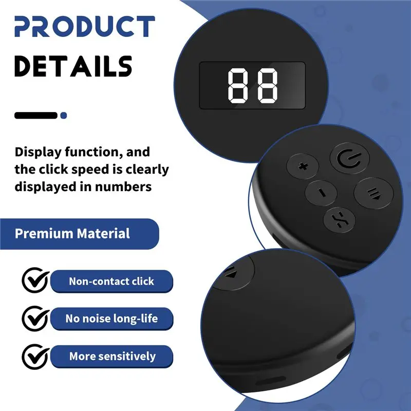 Mobile Phone Screen Auto-Clicker Mute Connection Device Physical Simulation Finger Click Device Screen Auto Clicker